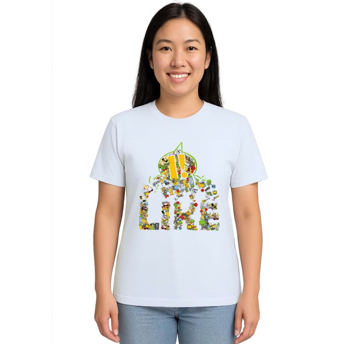Camiseta Like Curtindo A Vida Estampa Personalizada