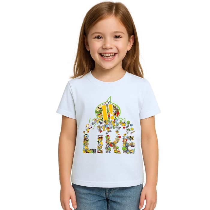 Camiseta Like Curtindo A Vida Estampa Personalizada