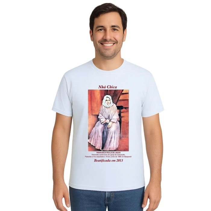 Camiseta Nhá Chica Beatificada 2013 Estampa Personalizada