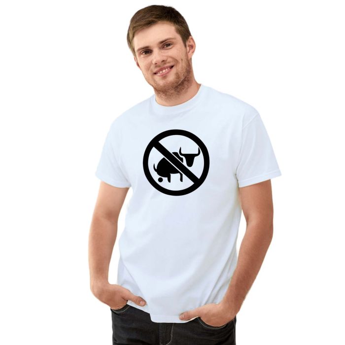 Camiseta Proibido Boi Cagão Estampa Personalizada