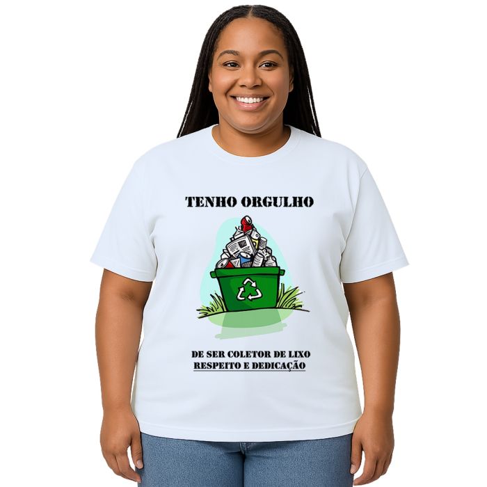 Camiseta Tenho Orgulho De Ser Gari Estampa Personalizada