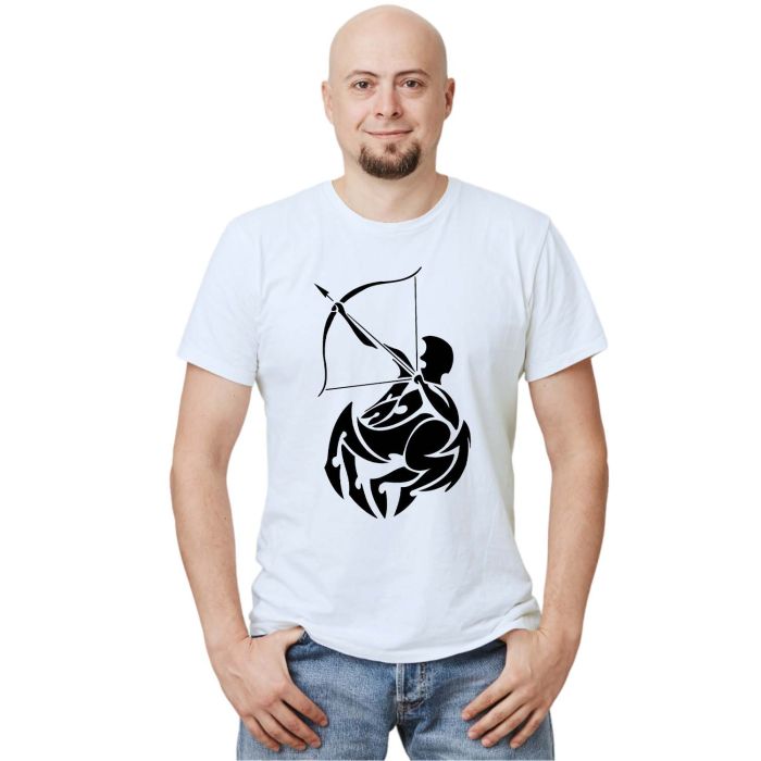 Camiseta Signo Sagitário Tribal Zodíaco Personalizada