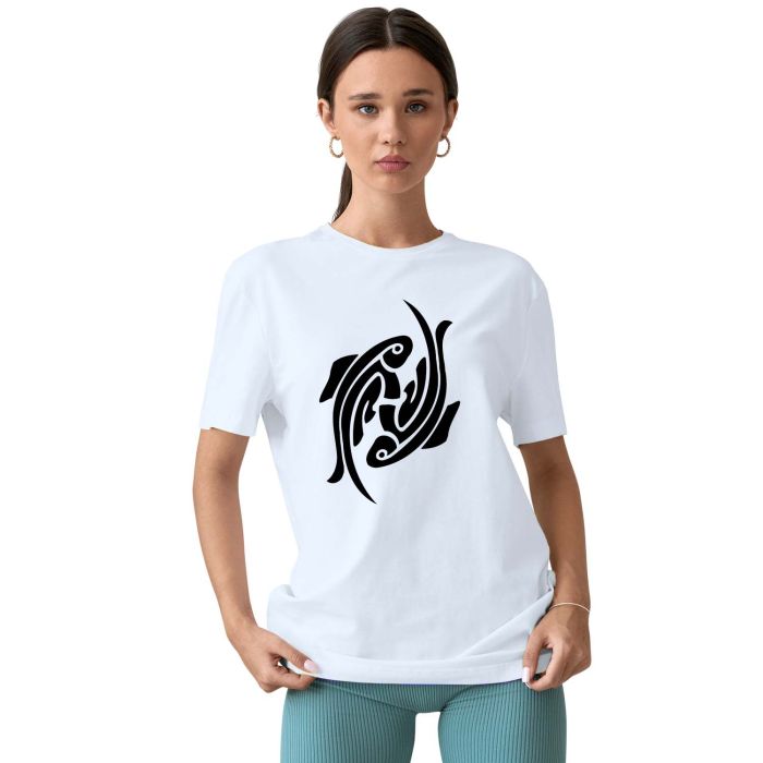 Camiseta Signo Peixes Tribal Astrologia Personalizada