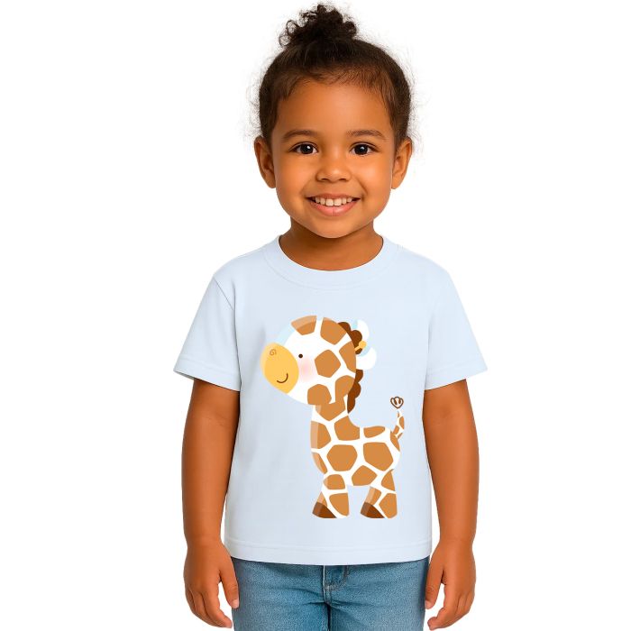 Camiseta Girafa Mini Girafinha Estampa Personalizada