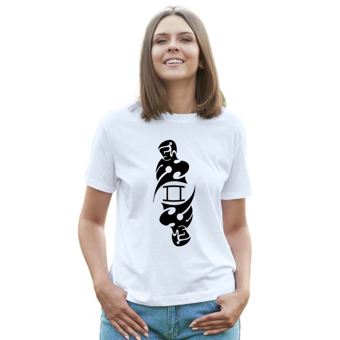 Camiseta Signo Gêmeos Tribal Astrologia Personalizada