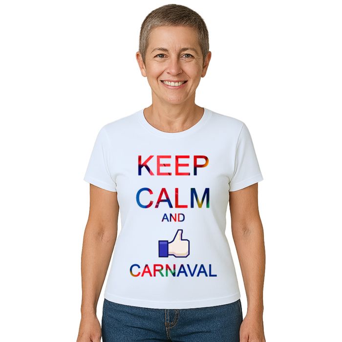 Camiseta Carnaval Keep Calm And Estampa Personalizada