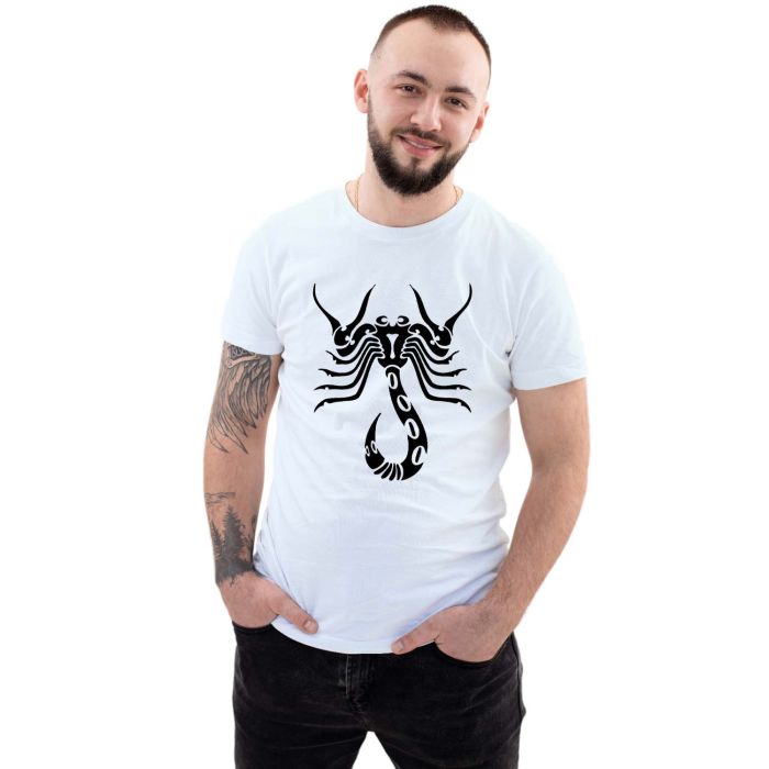 Camiseta Signo Escorpião Tribal Zodíaco Personalizada