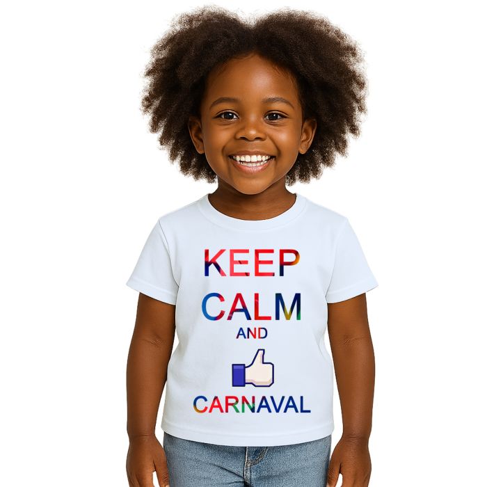 Camiseta Carnaval Keep Calm And Estampa Personalizada