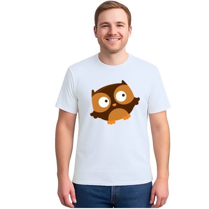 Camiseta Coruja Brown Corujinha Estampa Personalizada