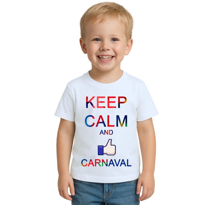 Camiseta Carnaval Keep Calm And Estampa Personalizada