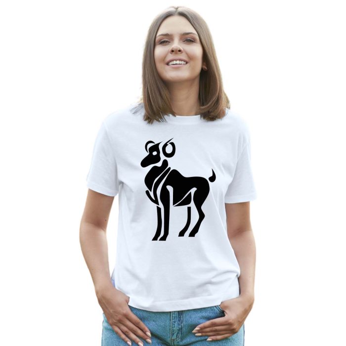 Camiseta Signo Áries Tribal Animal Estampa Personalizada