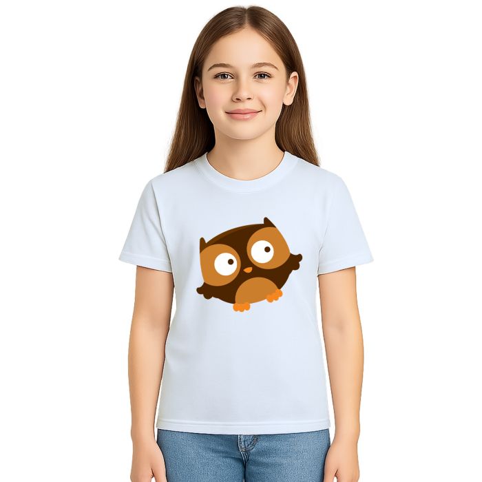 Camiseta Coruja Brown Corujinha Estampa Personalizada