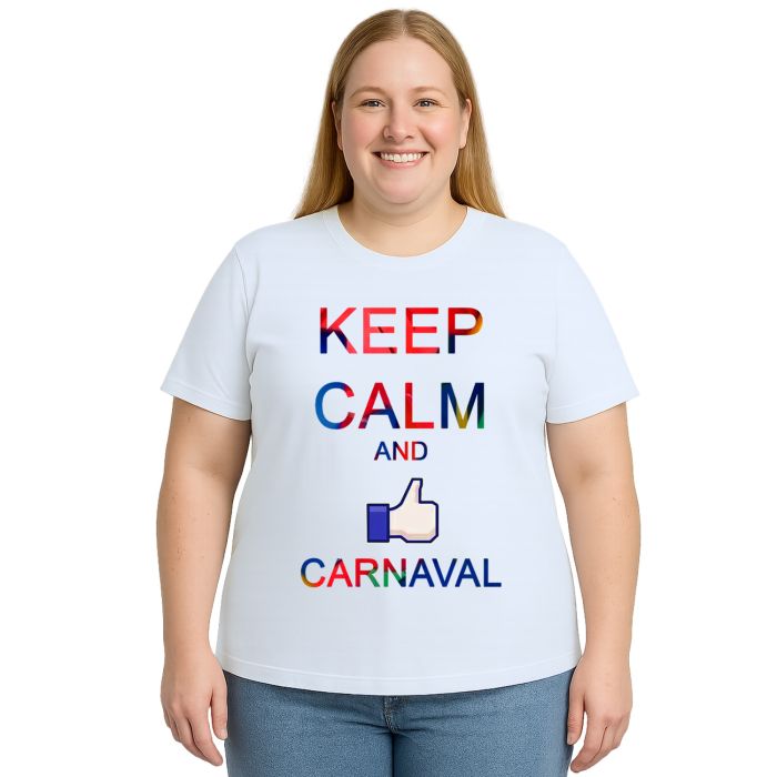 Camiseta Carnaval Keep Calm And Estampa Personalizada