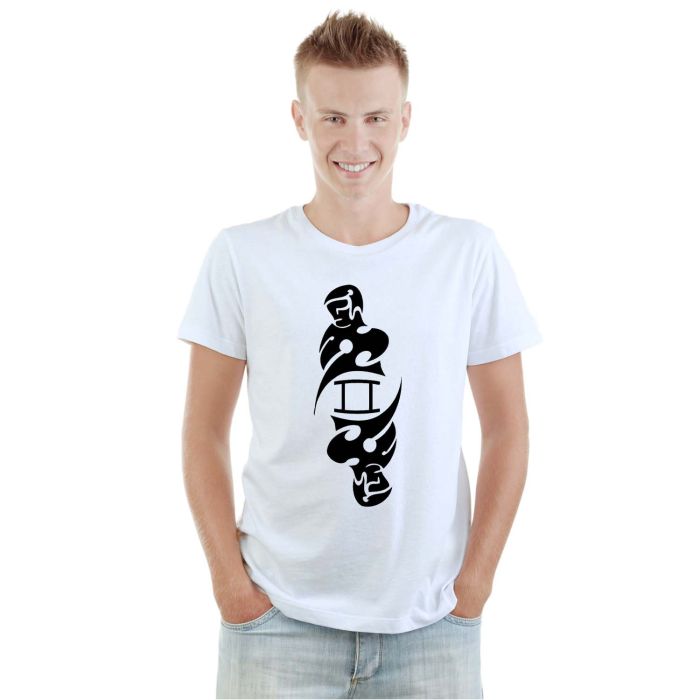 Camiseta Signo Gêmeos Tribal Astrologia Personalizada