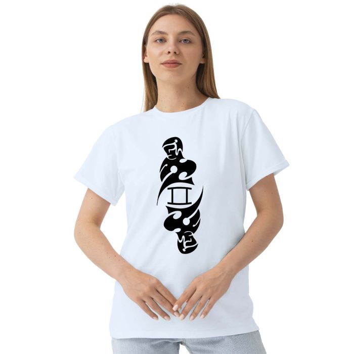 Camiseta Signo Gêmeos Tribal Astrologia Personalizada