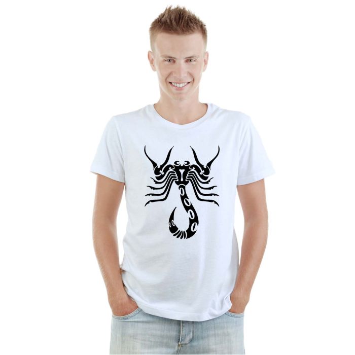 Camiseta Signo Escorpião Tribal Zodíaco Personalizada