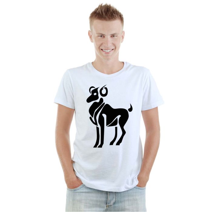 Camiseta Signo Áries Tribal Animal Estampa Personalizada