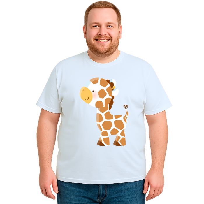 Camiseta Girafa Mini Girafinha Estampa Personalizada