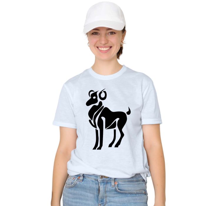 Camiseta Signo Áries Tribal Animal Estampa Personalizada