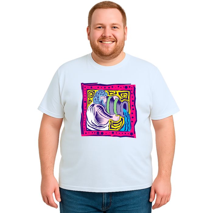 Camiseta Signo Aquário Zodíaco Estampa Personalizada