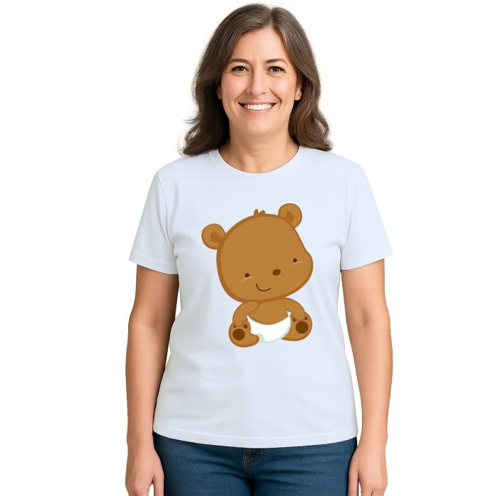 Camiseta Ursinho Baby Urso Estampa Personalizada