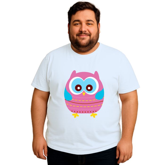 Camiseta Coruja Corujinha Estampa Personalizada