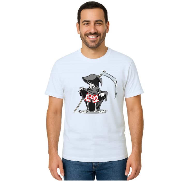 Camiseta A Morte De Cueca Estampa Personalizada
