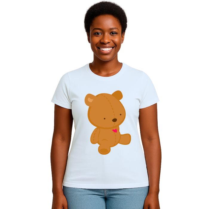 Camiseta Ursinho Love Urso Estampa Personalizada