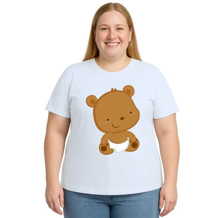 Camiseta Ursinho Baby Urso Estampa Personalizada