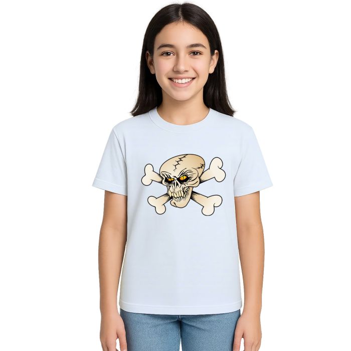 Camiseta Caveira Ossos Criativa Estampa Personalizada