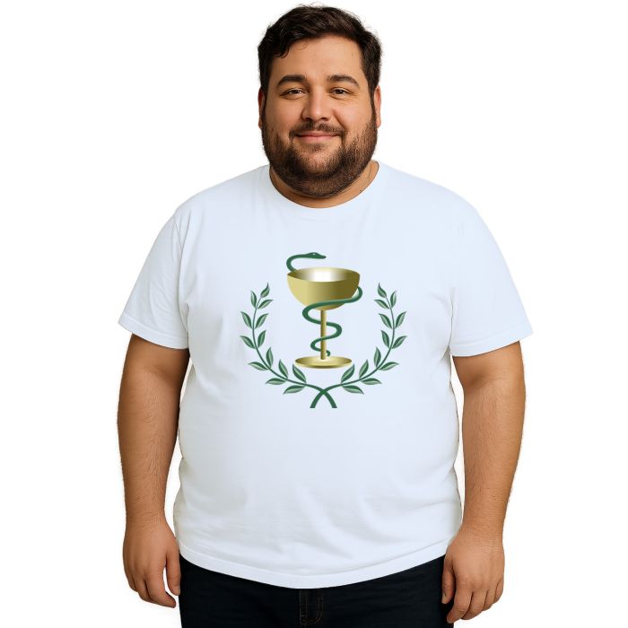Camiseta Símbolo Farmácia Universitária Personalizada
