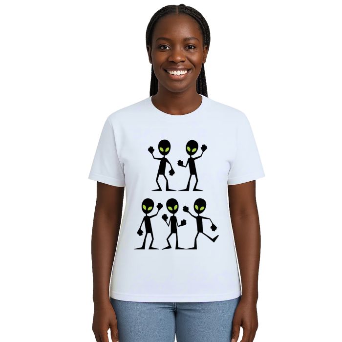 Camiseta Et Dançando Extraterrestre Alienígena Personalizada