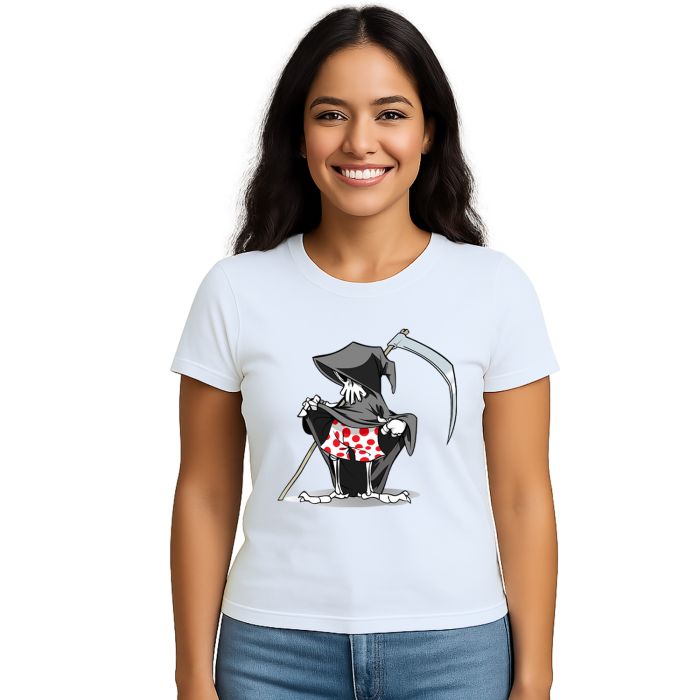 Camiseta A Morte De Cueca Estampa Personalizada