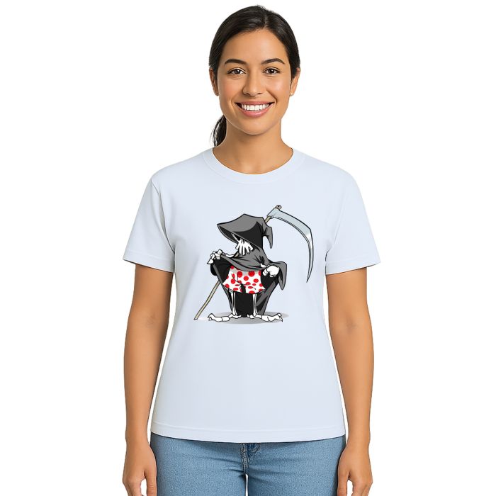 Camiseta A Morte De Cueca Estampa Personalizada