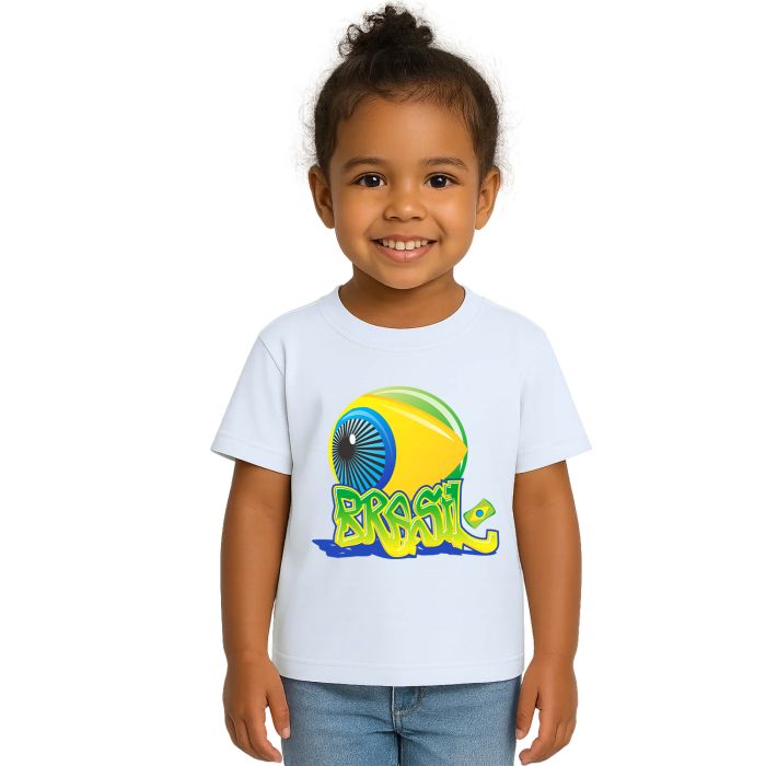 Camiseta Brasil de Olho Futebol Estampa Personalizada