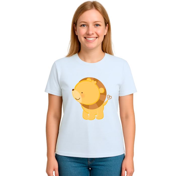 Camiseta Mini Leão King Lion Estampa Personalizada