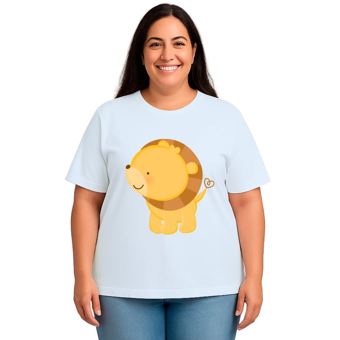 Camiseta Mini Leão King Lion Estampa Personalizada