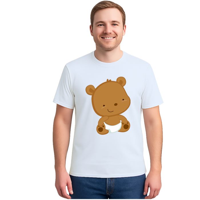 Camiseta Ursinho Baby Urso Estampa Personalizada