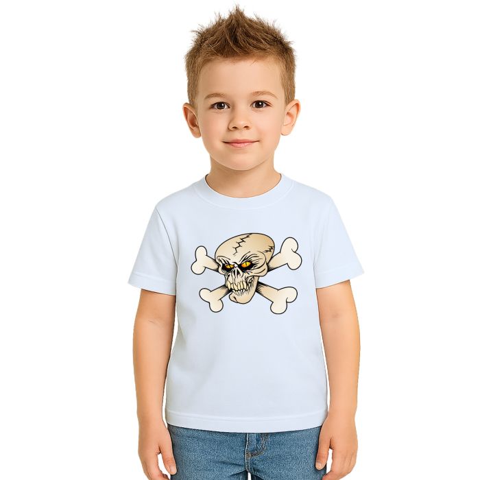 Camiseta Caveira Ossos Criativa Estampa Personalizada