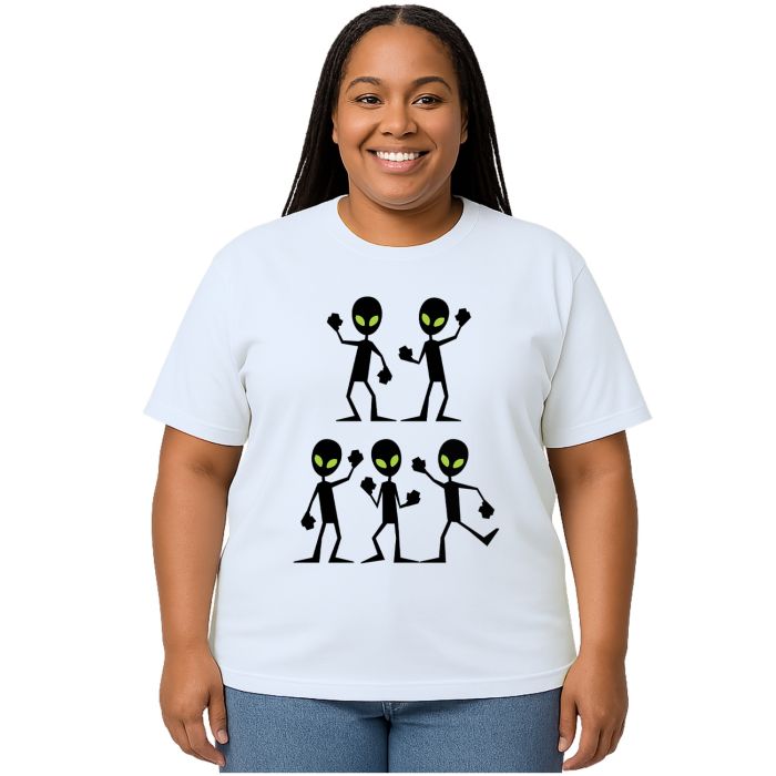 Camiseta Et Dançando Extraterrestre Alienígena Personalizada