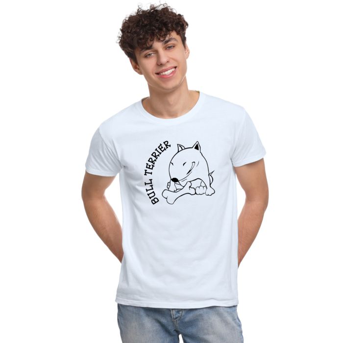 Camiseta Cachorro Bull Terrier Pet Estampa Personalizada