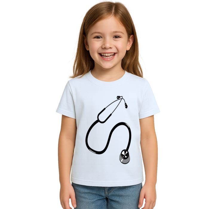 Camiseta Medicina Estetoscópio Estampa Personalizada