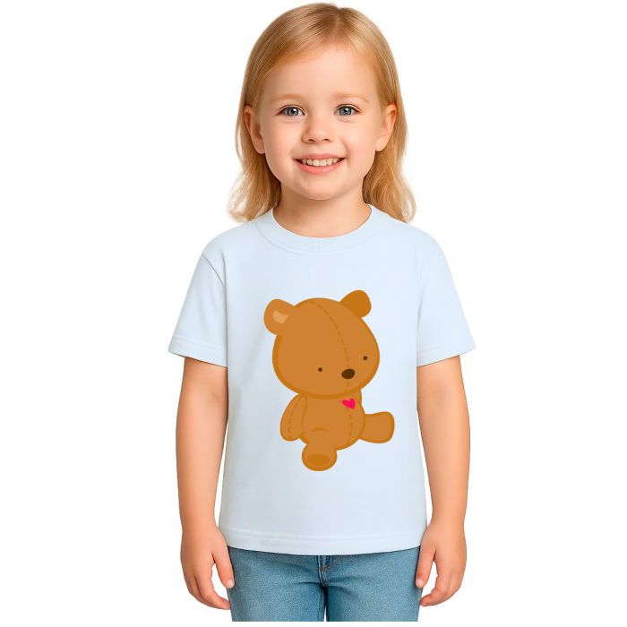 Camiseta Ursinho Love Urso Estampa Personalizada