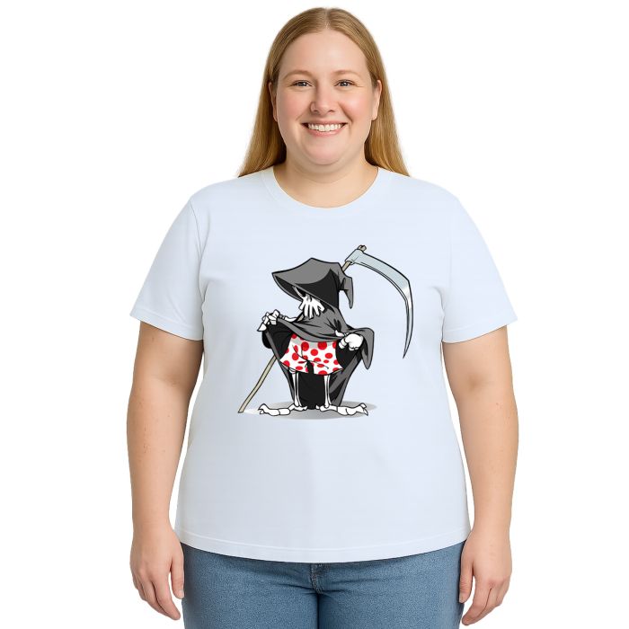 Camiseta A Morte De Cueca Estampa Personalizada