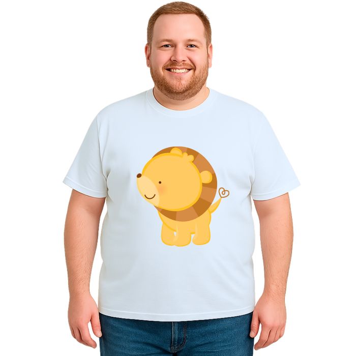Camiseta Mini Leão King Lion Estampa Personalizada