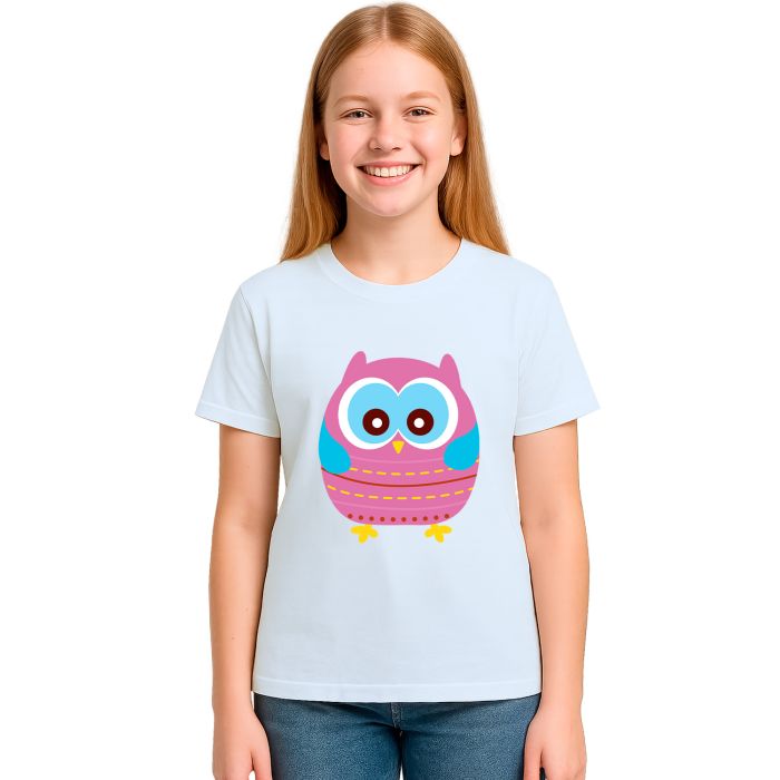 Camiseta Coruja Corujinha Estampa Personalizada