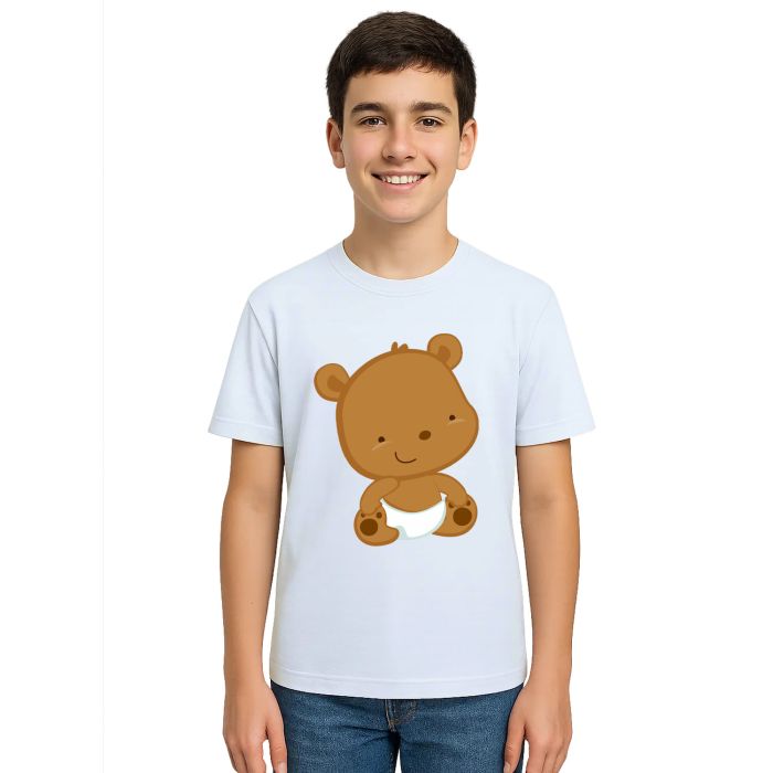 Camiseta Ursinho Baby Urso Estampa Personalizada