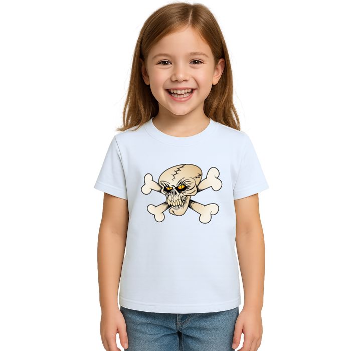 Camiseta Caveira Ossos Criativa Estampa Personalizada