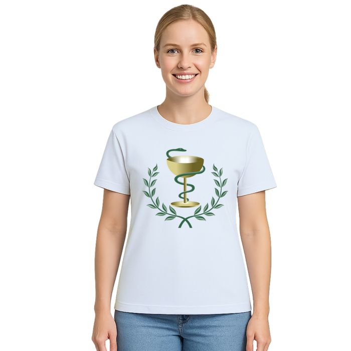 Camiseta Símbolo Farmácia Universitária Personalizada