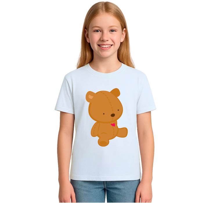 Camiseta Ursinho Love Urso Estampa Personalizada